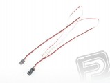 4606 J prodlužovací kabel 900mm Futaba plochý silný, zlacené kontakty (PVC)