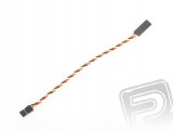 4609 S prodlužovací kabel 150mm JR kroucený silný, zlacené kontakty (PVC)