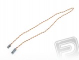 4611 S prodlužovací kabel 600mm JR kroucený silný, zlacené kontakty (PVC)