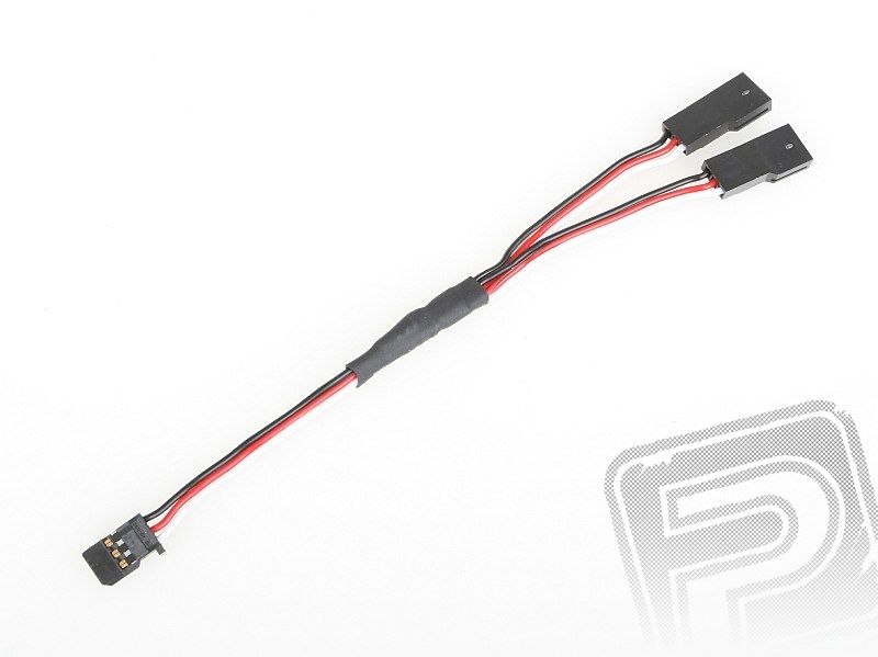 4701 J "Y"-kabel Futaba plochý silný krátký 150mm (PVC) Hitec