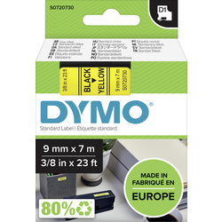 páska do štítkovače  DYMO D1 40918  Barva pásky: žlutá Barva písma:černá 9 mm 7 m