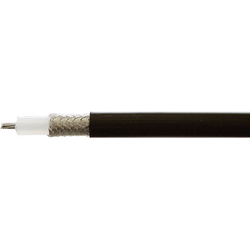 Huber & Suhner 22510015 koaxiální kabel vnější Ø: 4.95 mm RG58 C/U 50 Ω 38 dB černá metrové zboží