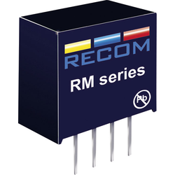RECOM  RM-3.33.3S  DC/DC měnič napětí do DPS  3.3 V/DC  3.3 V/DC  76 mA  0.25 W  Počet výstupů: 1 x  Obsahuje 1 ks