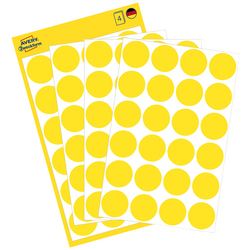 Avery-Zweckform 3007 popisovače etiket Ø 18 mm žlutá 96 ks permanentní  papír