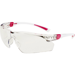 Univet 506UP 506U-03-02 ochranné brýle vč. ochrany proti zamlžení, vč. ochrany před UV zářením bílá, růžová DIN EN 166