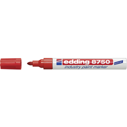 Edding 4-8750002 E-8750 popisovač na laky  červená 2 mm, 4 mm 1 ks/bal.