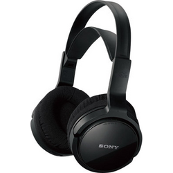 Sony MDR-RF811RK  sluchátka Over Ear  bezdrátová  černá  regulace hlasitosti, Indikátor nabití