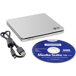 HL Data Storage GP70NS50.AHLE10B externí DVD vypalovačka Retail USB 2.0 stříbrná