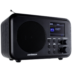 UNIVERSUM DR 300-20 stolní rádio DAB+, FM Bluetooth  s akumulátorem černá