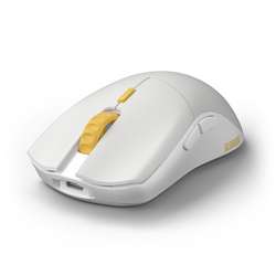 Glorious PC Gaming Race Series One PRO herní myš USB optická bílá, žlutá 6 tlačítko 19000 dpi