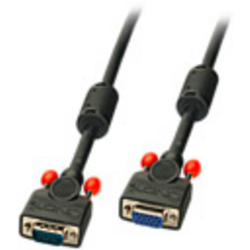 LINDY 36391 VGA prodlužovací kabel [1x VGA zástrčka - 1x VGA zásuvka] černá  0.50 m