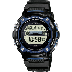 Casio solární náramkové hodinky W-S210H-1AVEG (d x š x v) 45.4 x 44 x 13.3 mm černá Materiál pouzdra=Rezinát  materiál řemínku=Rezinát