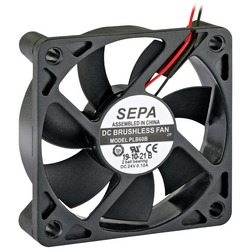 SEPA PLB60B12SE32A axiální ventilátor 12 V/AC 27.6 m³/h (d x š x v) 60 x 60 x 15 mm