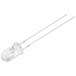 TRU COMPONENTS LED s vývody bílá kulatý 5 mm 2180 mcd 30 ° 1 mA 2.8 V