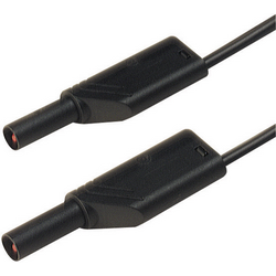 SKS Hirschmann MLS WS 50/2,5 ge/gn bezpečnostní měřicí kabely [lamelová zástrčka 4 mm - lamelová zástrčka 4 mm] 0.50 m, žlutá, 1 ks