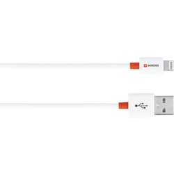 Skross Apple iPad/iPhone/iPod kabel [1x USB - 1x dokovací zástrčka Apple Lightning] 1.00 m bílá