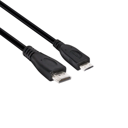 club3D HDMI kabel Zástrčka HDMI Mini-C, Zástrčka HDMI-A 1.00 m černá CAC-1350 HDMI kabel