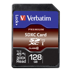 Verbatim Premium paměťová karta SDXC 128 GB Class 10, UHS-I