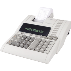 Olympia CPD 3212S stolní kalkulačka s tiskárnou béžová Displej (počet míst): 12 230 V (š x v x h) 210 x 68 x 252 mm