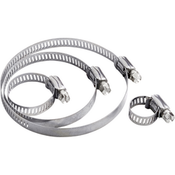 TRU COMPONENTS Objímka se spirálovým závitem 1571907 Průměr kabelového svazku (rozsah) 105 do 127 mm šestihranná hlava šroubu stříbrná 1 ks