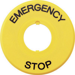 Idec HAAV-27 štítek s popisem   EMERGENCY STOP  1 ks