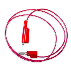 Mueller Electric BU-2030-A-60-2 měřicí kabel [banánková zástrčka 4 mm - krokosvorky] 1.5 m, červená, 1 ks