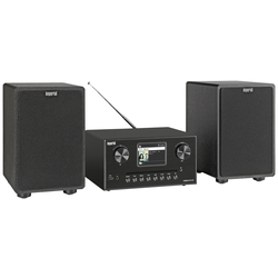 Imperial DABMAN i310 CD stereo systém internetové rádio, DAB+, FM, CD, Bluetooth, DLNA, NFC, vč. dálkového ovládání, s DLNA 2 x 20 W černá