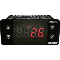 Emko ESM-3720.5.14.0.2/01.00/1.0.0.0 2bodový a PID regulátor termostat Pt1000 -50 do 400 °C SSR (d x š x v) 65 x 76 x 35 mm