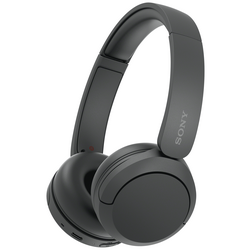Sony WH-CH520 Sluchátka On Ear Bluetooth® stereo černá Redukce šumu mikrofonu Indikátor nabití, headset, personalizace zvuku, regulace hlasitosti, otočná sluchátka