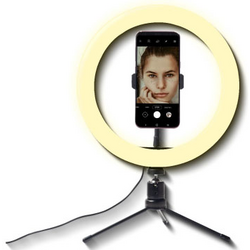 Selfie Ringlicht mit Handyhalter