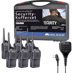 Midland G15 Pro PMR 6er Security inkl. MA 25-M  C1127.S5 PMR radiostanice sada 6 ks