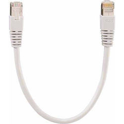 Rutenbeck 21200010 RJ45 síťové kabely, propojovací kabely CAT 8.1  S/FTP 1.00 m šedá stíněný 1 ks