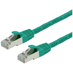 Value 21.99.0714 RJ45 síťové kabely, propojovací kabely CAT 6 S/FTP 1.50 m zelená  1 ks