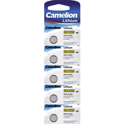 Camelion CR1220 knoflíkový článek CR 1220 lithiová 38 mAh 3 V 5 ks