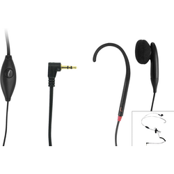 Geemarc CLHOOK5 telefon Headset bez uší kabelová  černá  regulace hlasitosti
