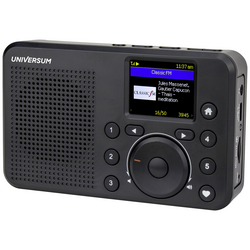 UNIVERSUM IR 200-21 internetové kapesní rádio internetové Bluetooth, SD, Wi-Fi, internetové rádio  s akumulátorem černá