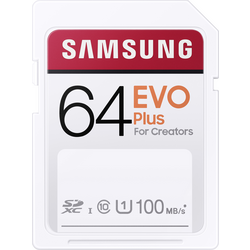 Samsung EVO Plus paměťová karta SDXC 64 GB UHS-I vodotěsné, nárazuvzdorné