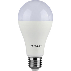 V-TAC 164 LED Energetická třída (EEK2021) F (A - G) E27 klasická žárovka 17 W = 100 W studená bílá (Ø x d) 66.5 mm x 134 mm  1 ks