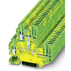 Phoenix Contact UTTB 2,5/2P-PE 3060380 dvojitá svorka na ochranný vodič Pólů: 4 0.14 mm² 4 mm² zelená, žlutá 50 ks