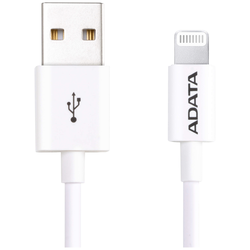 ADATA USB kabel USB 2.0 Apple Lightning konektor, USB-A zástrčka 1 m bílá AMFIPL-1M-CWH