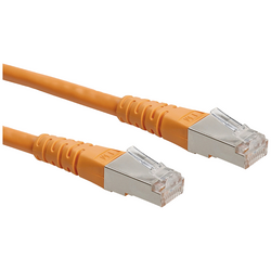 Roline 21.15.1377 RJ45 síťové kabely, propojovací kabely CAT 6 S/FTP 7.00 m oranžová  1 ks