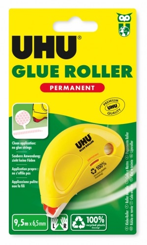 UHU Dry & Clean roller permanent 6,5mm x 8,5m