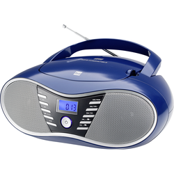 Dual P 60 BT CD-rádio FM AUX, Bluetooth, USB modrá