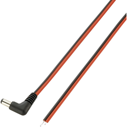 VOLTCRAFT VC-10906525 nízkonapěťový připojovací kabel nízkonapěťová zástrčka - kabel s otevřenými konci 5.5 mm 2.1 mm   2.00 m 1 ks