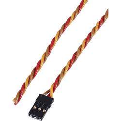 servo kabel [1x JR zásuvka - 1x kabel s otevřenými konci] 30.00 cm 0.25 mm² kroucený  Modelcraft