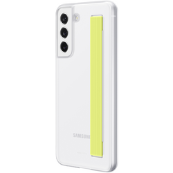 Samsung Slim Strap Cover zadní kryt na mobil Samsung Galaxy S21 FE 5G bílá