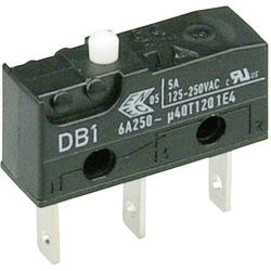 ZF DB1C-B1AA mikrospínač DB1C-B1AA 250 V/AC 6 A 1x zap/(zap)  bez aretace 1 ks