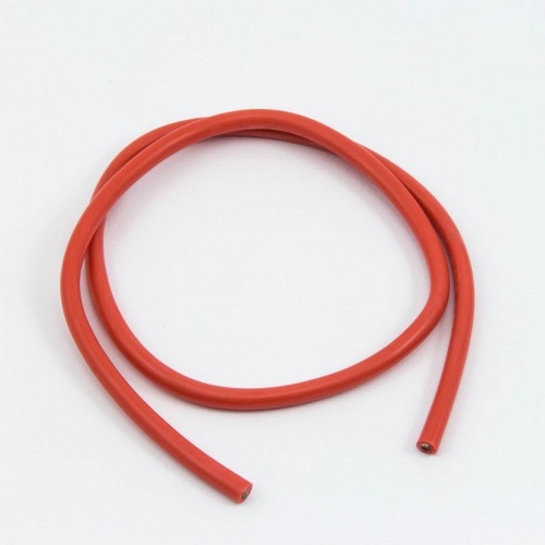 Silikonový kabel 3,3qmm, 12AWG, 0,5metr, červený Ultimate Racing