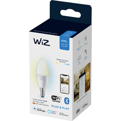 WiZ 8718699787073 LED Energetická třída (EEK2021) F (A - G) E14 4.9 W = 40 W teplá až studená bílá ovládání přes mobilní aplikaci 1 ks