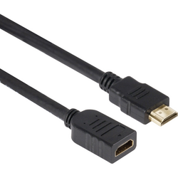 club3D HDMI prodlužovací kabel Zástrčka HDMI-A, Zásuvka HDMI-A 5.00 m černá CAC-1320 HDMI kabel